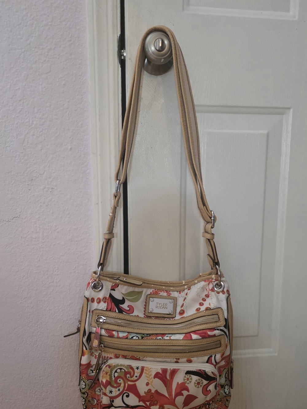 Tyler Rodan Floral Crossbody Shoulder Bag